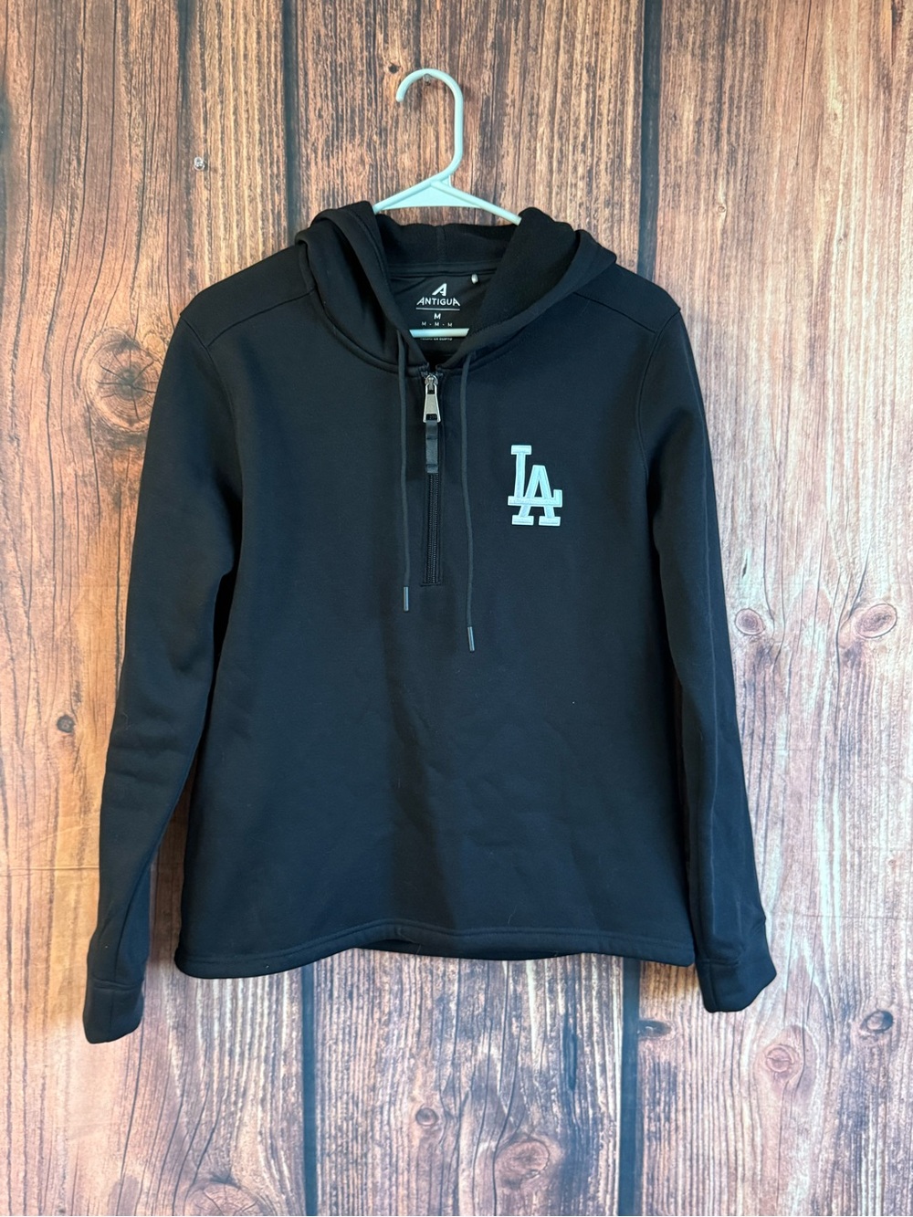 Antigua Dodgers Black Hoodie